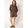 Est'seven blouse bruin