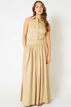 maxi rok crème