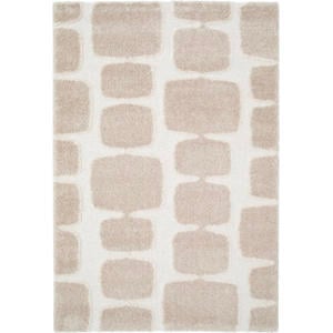 vloerkleed crème/zand (230x160 cm)
