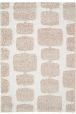vloerkleed crème/zand (230x160 cm)