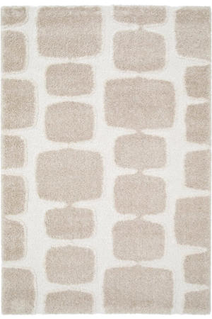 vloerkleed crème/zand (230x160 cm)