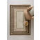 NOUS Living vloerkleed oudroze/donkerbruin (230x160 cm)
