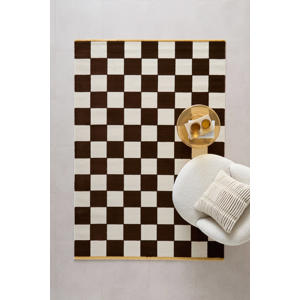vloerkleed bruin/geel (230x160 cm)