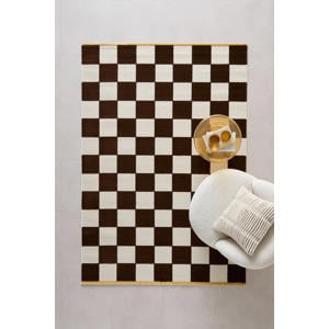 vloerkleed bruin/geel (230x160 cm)