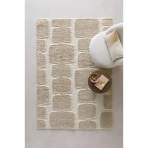 vloerkleed crème/beige (230x160 cm)
