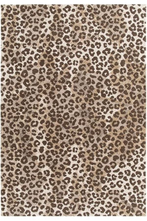 vloerkleed panterprint bruin (230x160 cm)