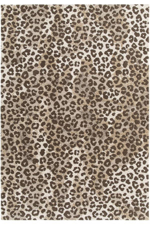vloerkleed panterprint bruin (230x160 cm)