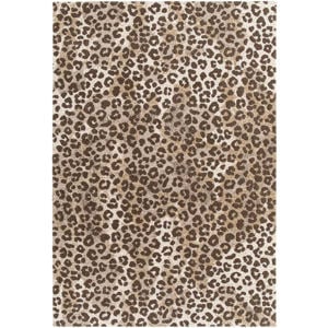 vloerkleed panterprint bruin (230x160 cm)