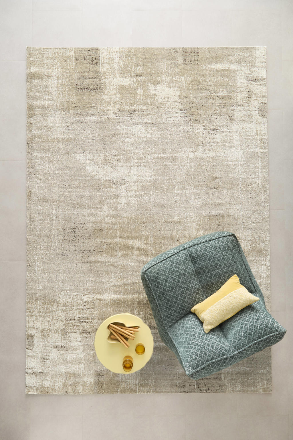 NOUS Living vloerkleed beige (340x240 cm)