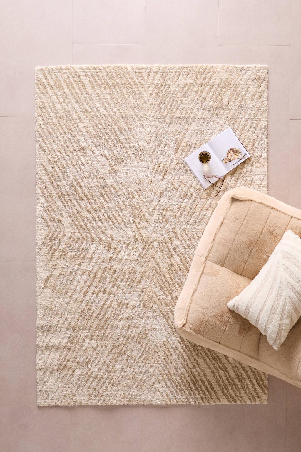 NOUS Living vloerkleed crème/beige (230x160 cm)