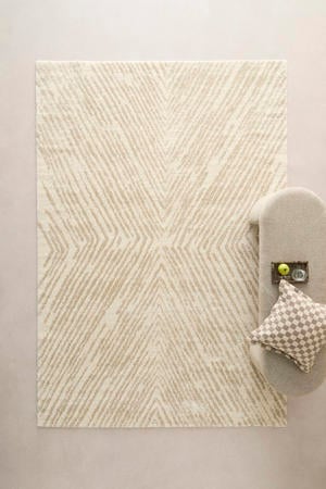 vloerkleed crème/zand (290x200 cm)