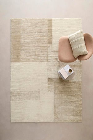 vloerkleed crème/beige (290x200 cm)