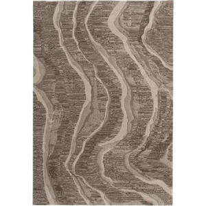 vloerkleed donkerbruin (230x160 cm)