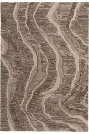 vloerkleed donkerbruin (230x160 cm)