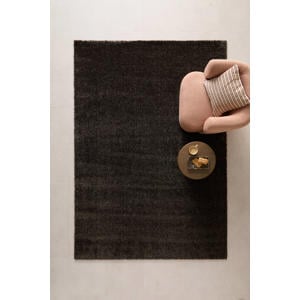 vloerkleed Tiemen donkerbruin (290x200 cm)