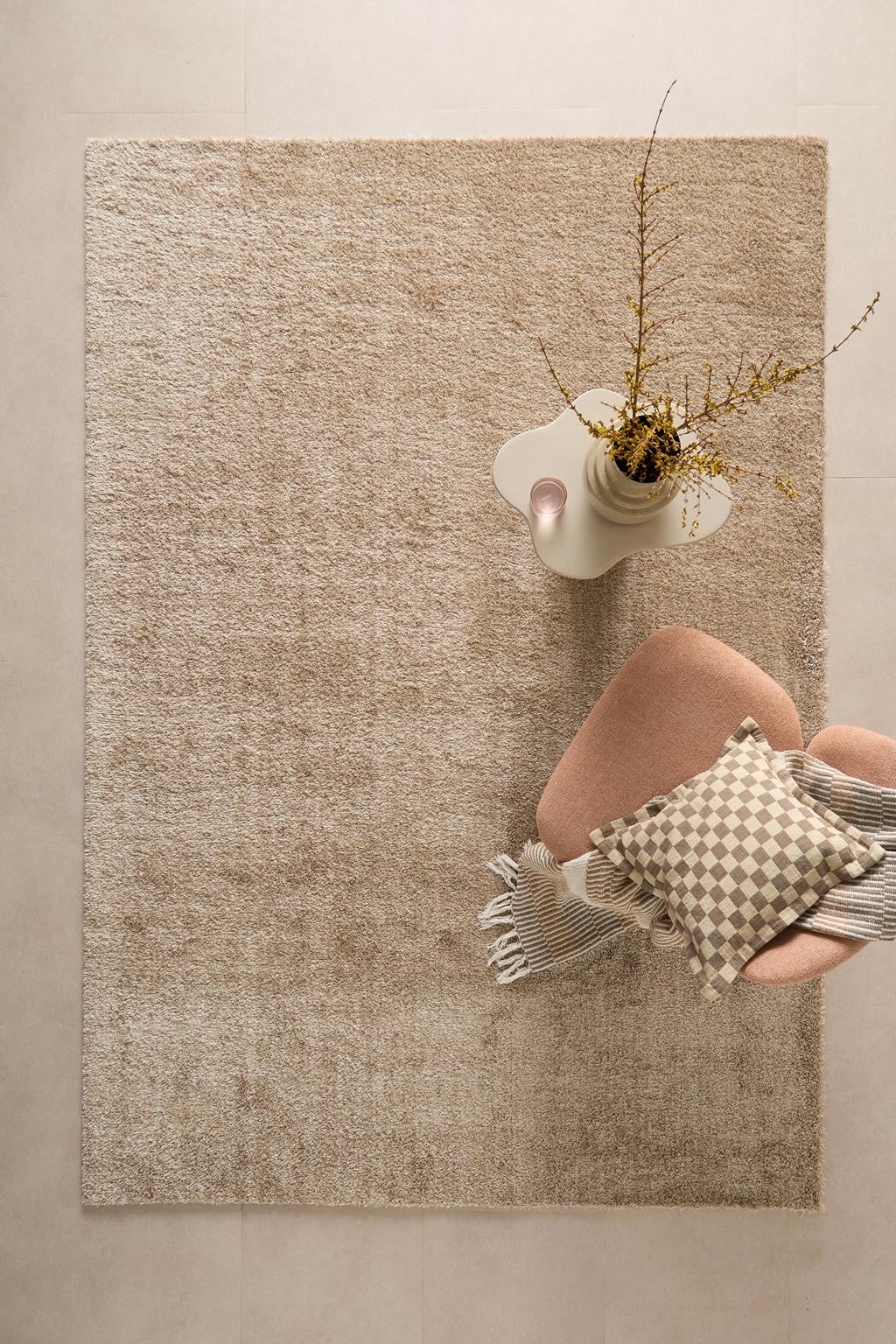 NOUS Living vloerkleed Tiemen crème (290x200 cm)