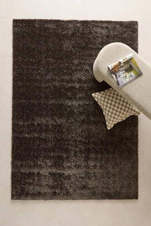 vloerkleed Tiemen donkerbruin (230x160 cm)