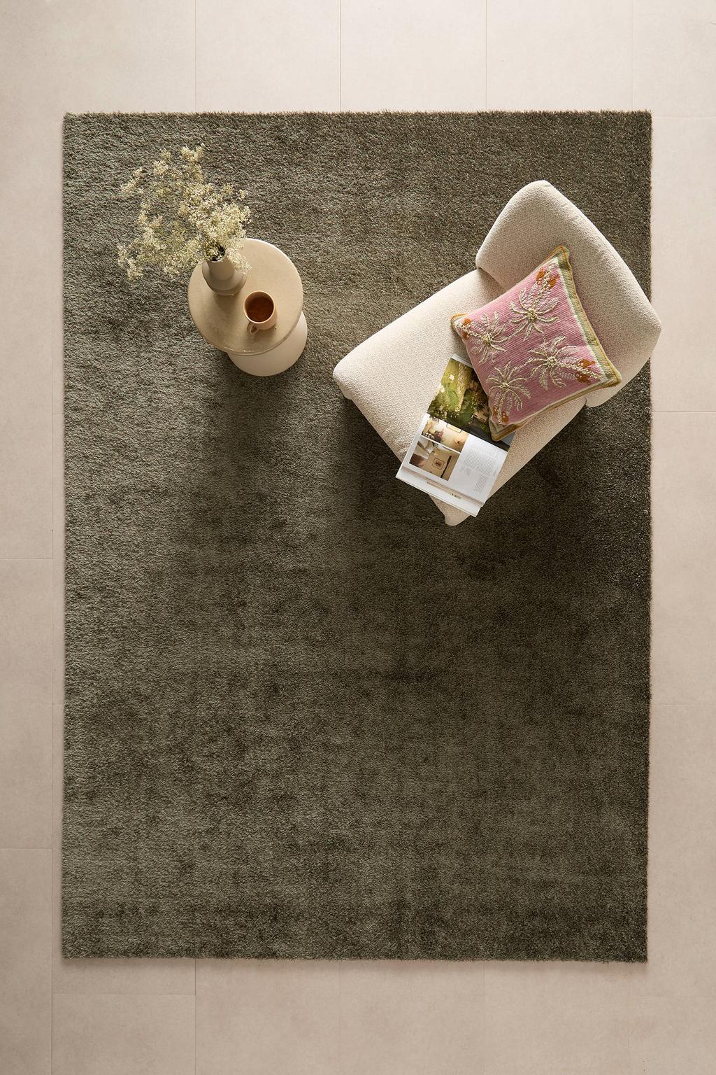NOUS Living vloerkleed Tiemen groen (290x200 cm)