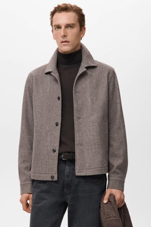 overshirt lichtbruin