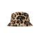 Protest bucket hat met panterprint PRTHulme lichtbruin