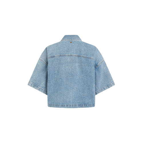 Circle of Trust denim blouse medium blue denim afbeelding