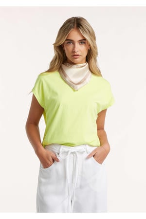 T-shirt geel