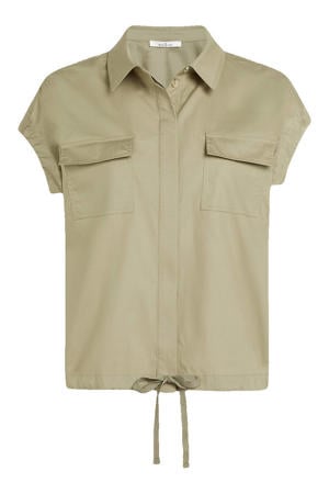 blouse olijfgroen