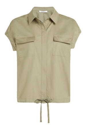 blouse olijfgroen
