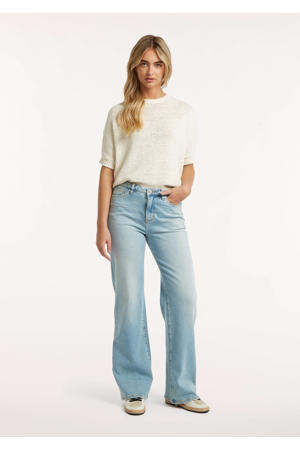 maddy wide leg jeans light blue denim