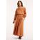 Circle of Trust midi rok oranje