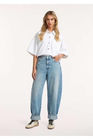 ROBIN barrel jeans medium blue denim