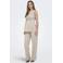 ONLY MATERNITY zwangerschaps gestreepte mouwloze top ecru
