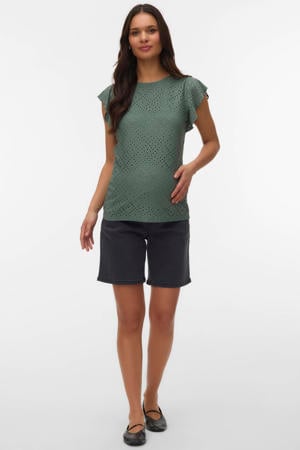 zwangerschaps T-shirt groen