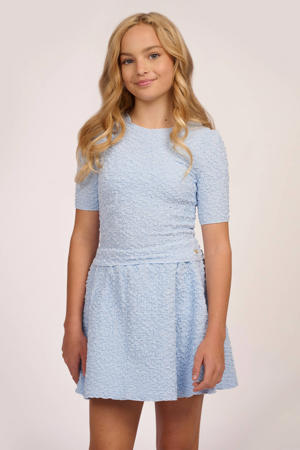 A-lijn rok lichtblauw
