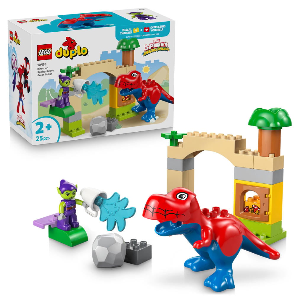 LEGO DUPLO Marvel Dinosaurus Spidey-Rex vs. Green Goblin Set 10463