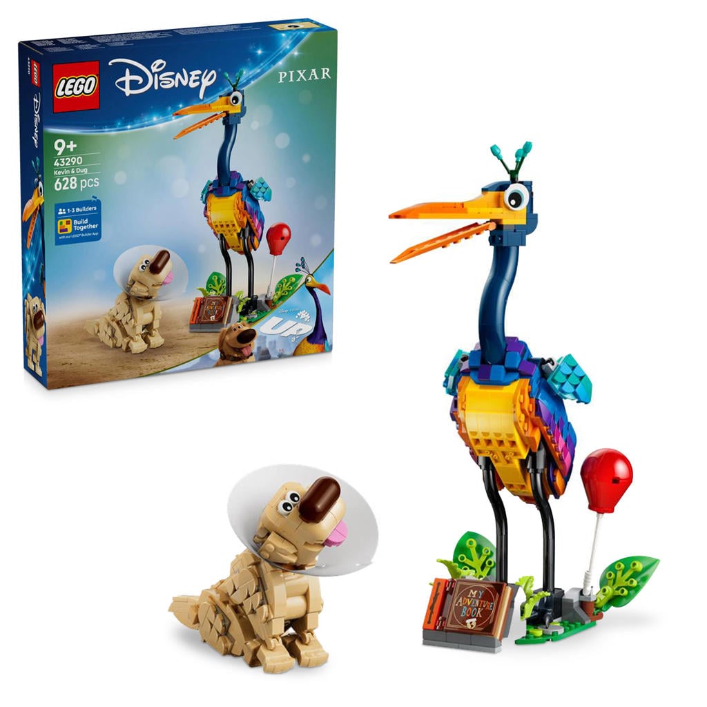 LEGO Disney Kevin en Dug Bouwbaar Speelgoed voor Kinderen 43290