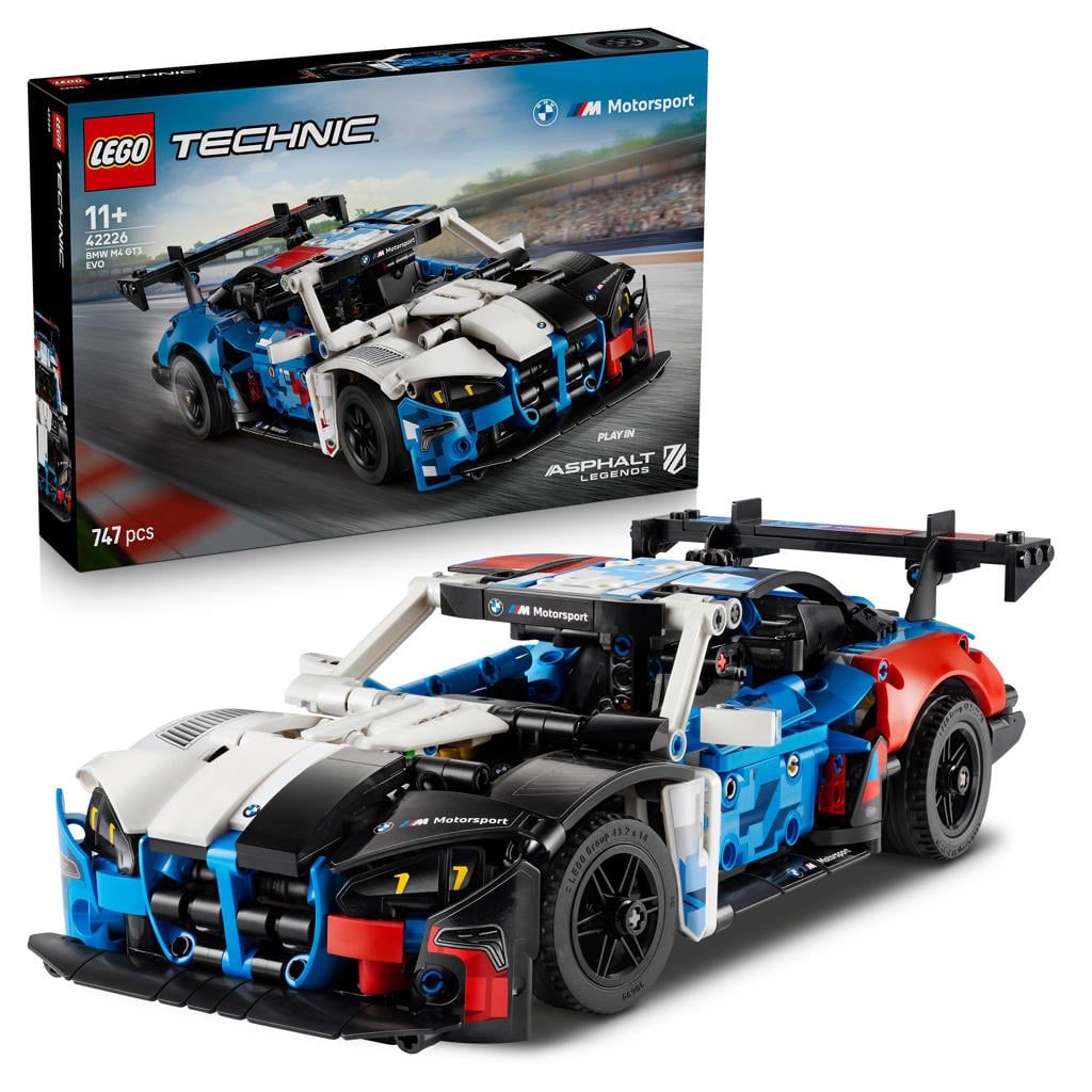 LEGO Technic BMW M4 GT3 EVO Racewagen Speelgoed voor Kinderen 42226