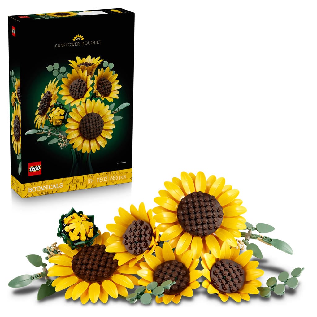 LEGO Botanical Collection Boeket met Zonnebloemen Woondecoratie 11502