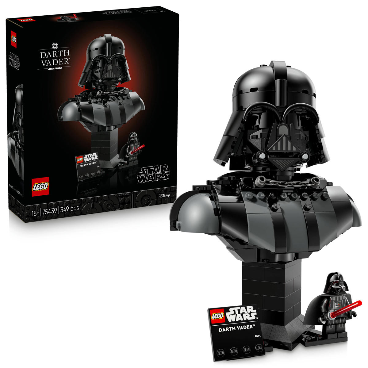 Darth Vader Buste Bouwpakket voor Volwassenen 75439