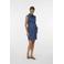 MAMALICIOUS zwangerschaps blousejurk medium blue denim