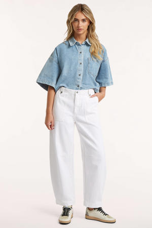 high waist barrel jeans