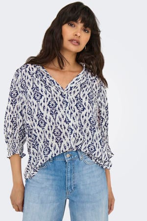 blouse met stippen