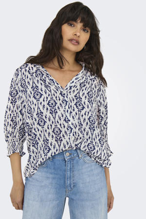 blouse met stippen