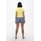 ONLY cropped top rib gebreid