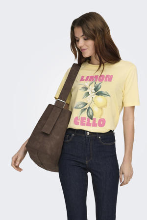 T-shirt lichtgeel