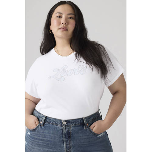 Levi's Plus T-shirt ecru afbeelding