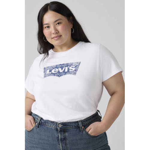 Levi's Plus T-shirt ecru afbeelding