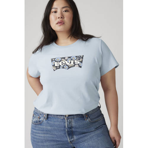 Levi's Plus T-shirt lichtblauw afbeelding