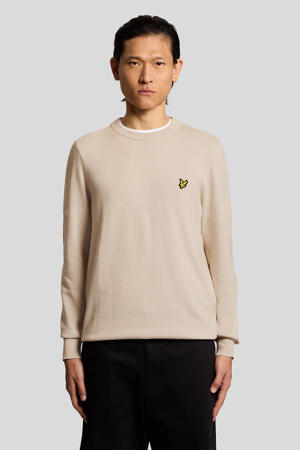 trui fijn gebreid beige