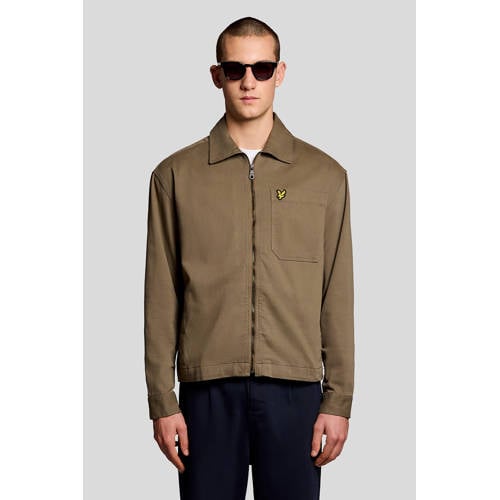 Lyle & Scott overshirt kaki afbeelding